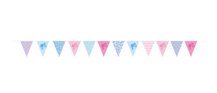 Barbie-flagguirlande, 3,6 m