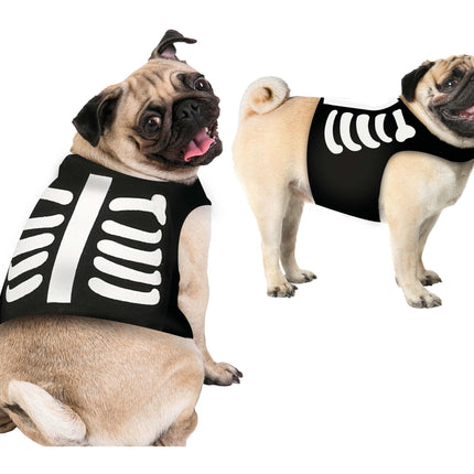 Halloween dyrekostume skelet