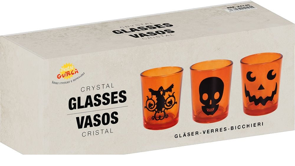 Halloween-shotglas 5 cm 3 stk