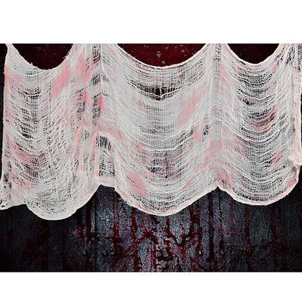 Halloween-gardin blodigt stof 2,28 m