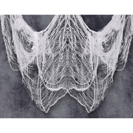 Halloween hvidt netstof 5m