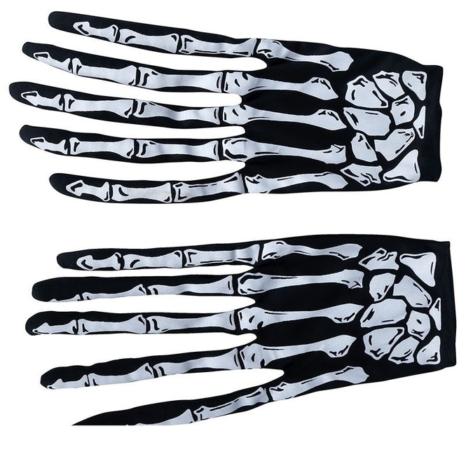 Halloween-handsker Skeletfingre