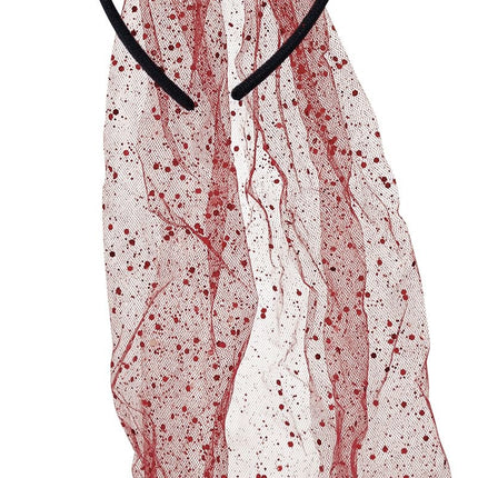 Rødt hårbånd Djævel med slør