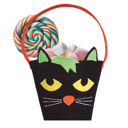 Halloween-slikspand kat 20 cm