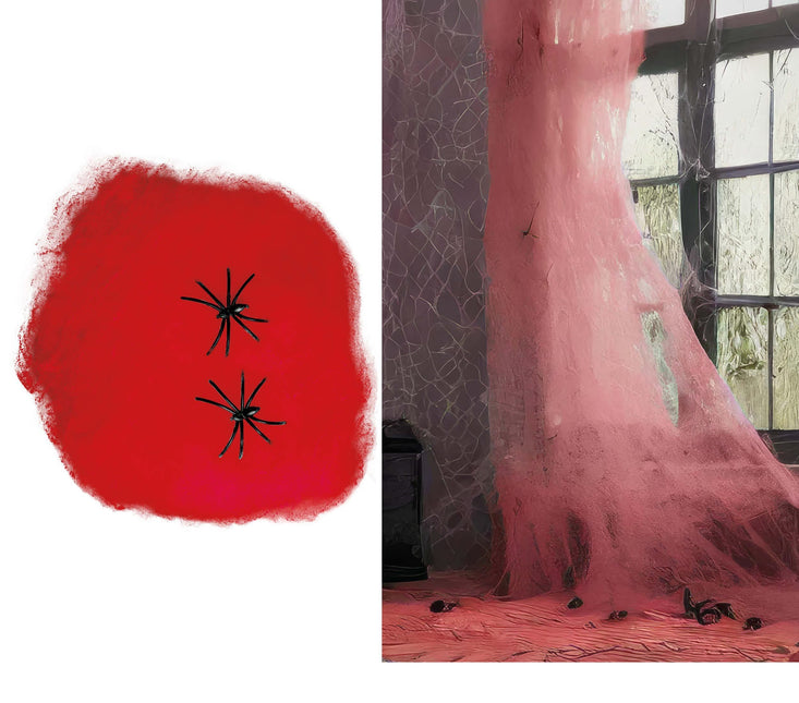 Rødt spindelvæv 60g