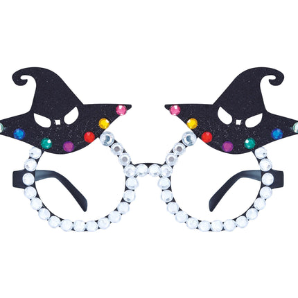 Halloween-brille Heksehat Glitter