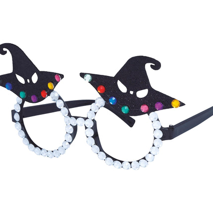 Halloween-brille Heksehat Glitter