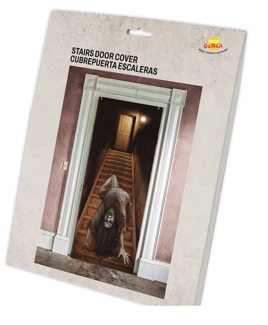 Halloween-dørplakat Spøgelse 180 cm x 80 cm