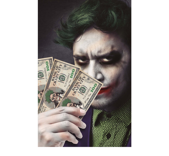 Halloween falske pengesedler 15 cm