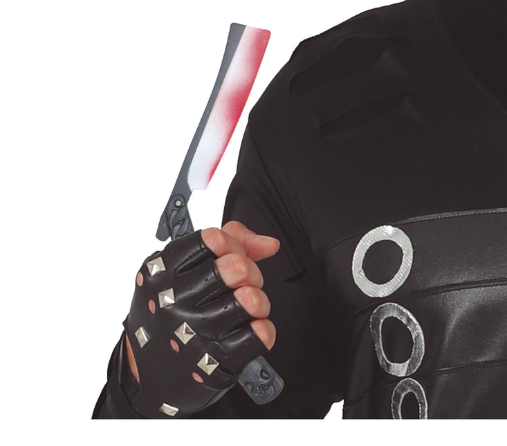 Halloween falsk barberblod 30 cm