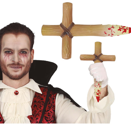 Halloween kors blod 30 cm