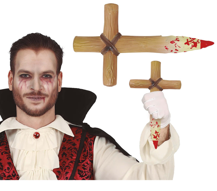 Halloween kors blod 30 cm