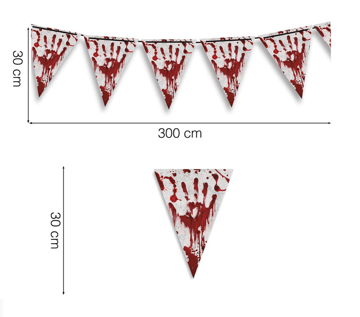 Halloween-guirlande blod 3m