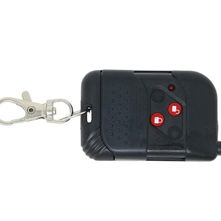 Røgmaskine med lys og fjernbetjening