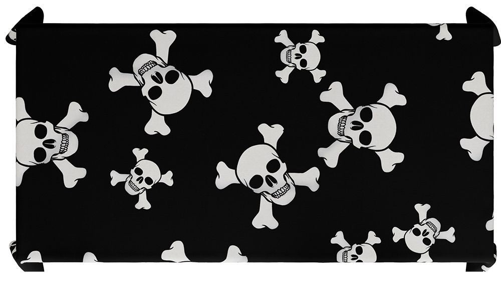 Halloween-borddug med kranium 2,74 m