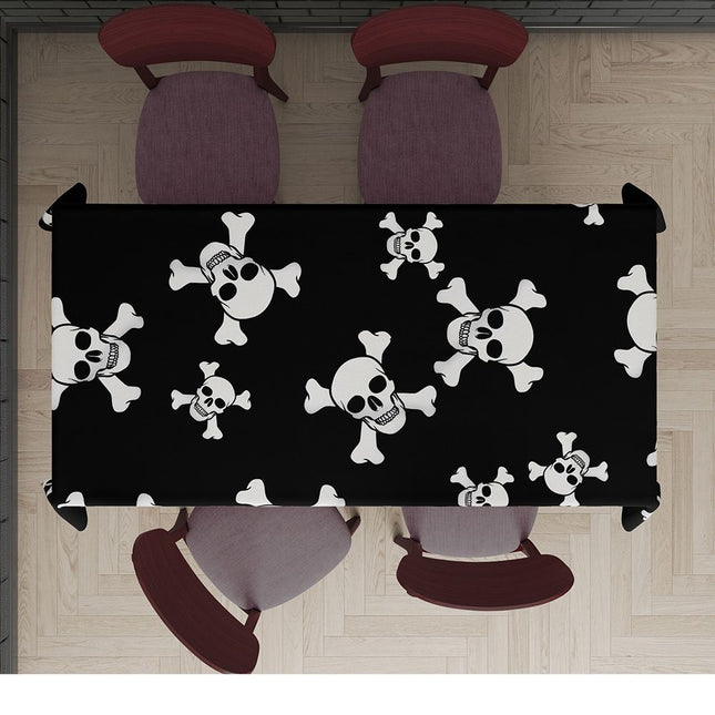 Halloween-borddug med kranium 2,74 m