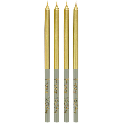 Stearinlys Golden Dawn 15cm - 16 stk