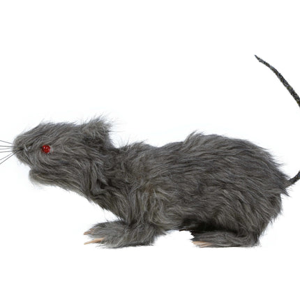 Falsk rotte med lys 30 cm