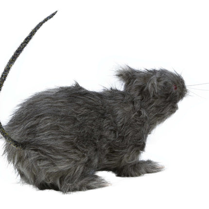 Falsk rotte med lys 30 cm