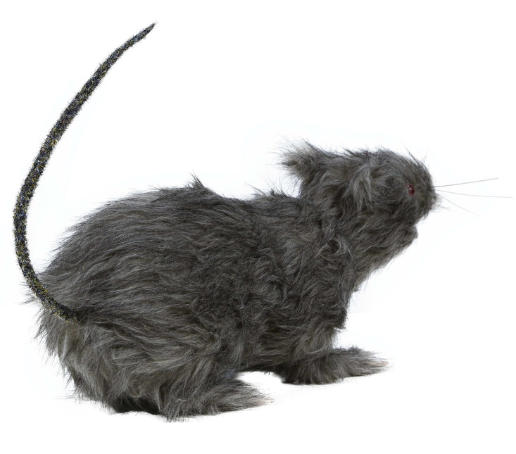 Falsk rotte med lys 30 cm