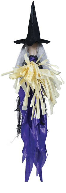 Halloween-dukke heks 60 cm