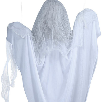 Halloween-dukkespøgelse med lys og lyd 1,2 m