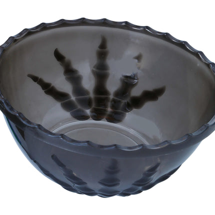 Sort Halloween-borddekoration Skelet-håndskål