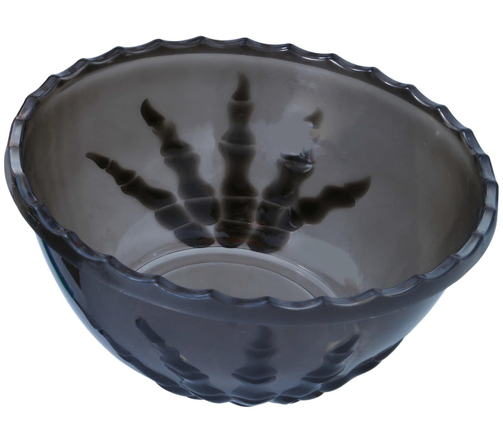 Sort Halloween-borddekoration Skelet-håndskål