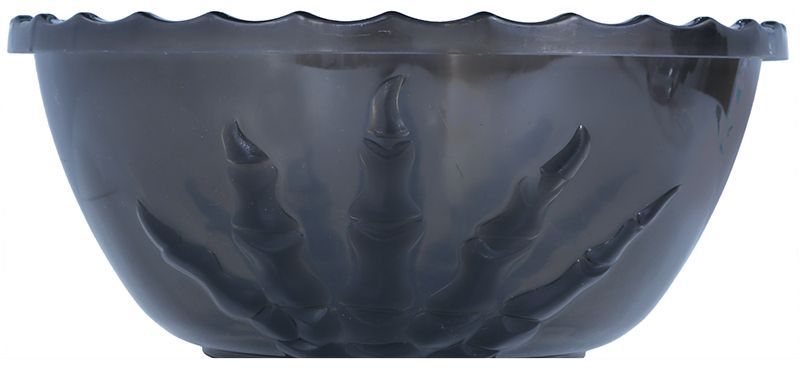 Sort Halloween-borddekoration Skelet-håndskål