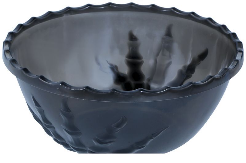 Sort Halloween-borddekoration Skelet-håndskål