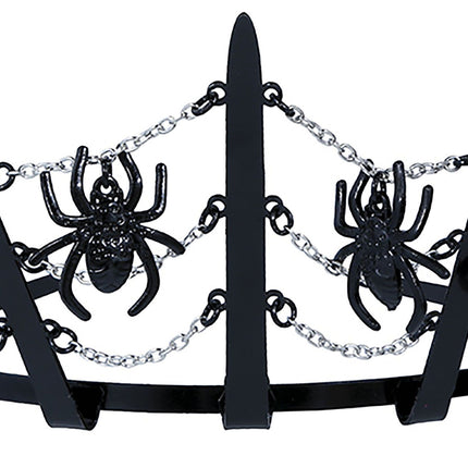 Halloween-hårbånd med edderkopper