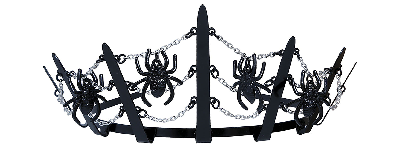 Halloween-hårbånd med edderkopper