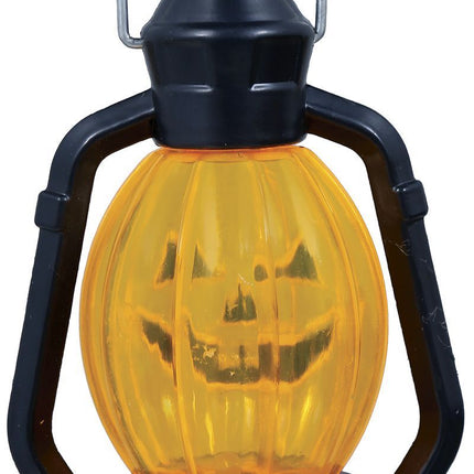 Halloween-borddekoration Græskarlygte 10 cm