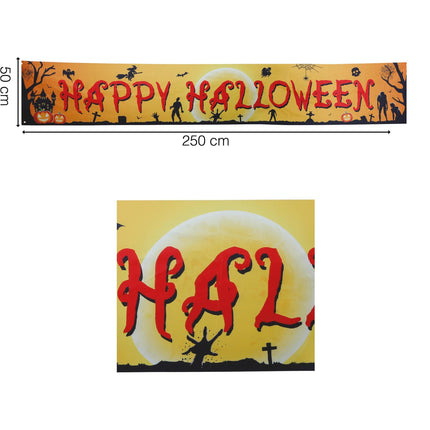 Halloween-banner Happy Halloween 2,9 m