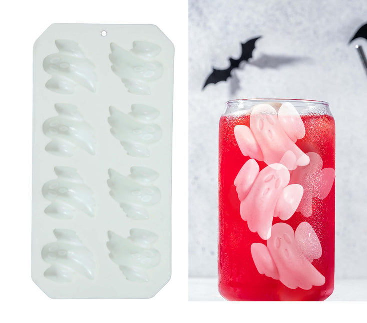 Halloween-isformede spøgelser 22 cm, 8 dele