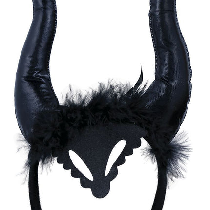 Halloween-hårbånd med horn