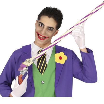 Halloween-spadserestok Joker 90 cm