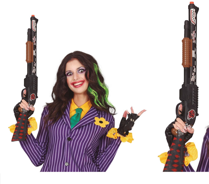 Halloween falsk pistol 65 cm