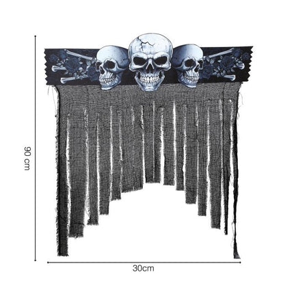 Halloween-dørforhæng Skelet