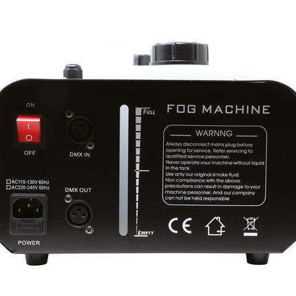 Røgmaskine med lys og kontrol 1500W