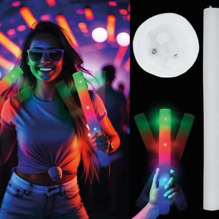 Farvet led-stick 48 cm