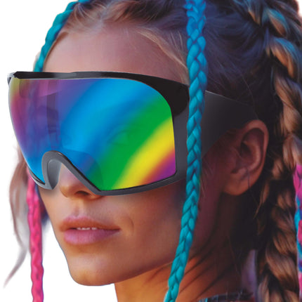 Futuristiske regnbuebriller