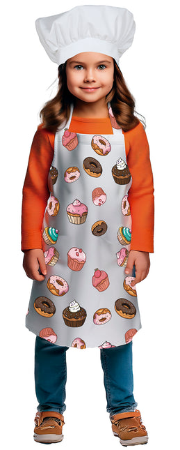 Farvet forklæde til børn Cupcakes