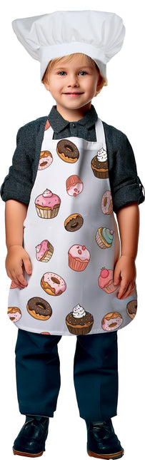Farvet forklæde til børn Cupcakes