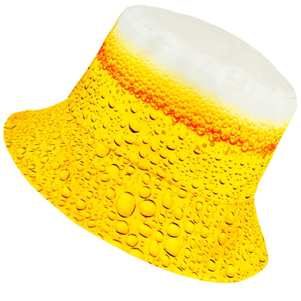 Øl-buckethat, gul