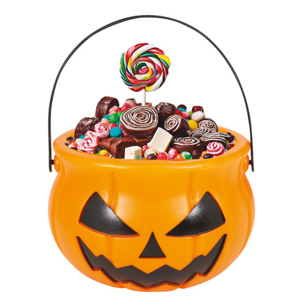 Halloween-spand græskar 11 cm