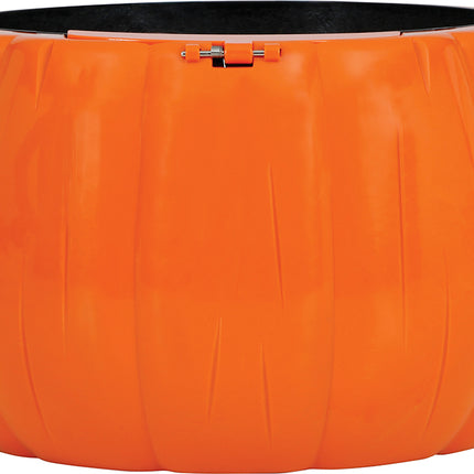 Halloween-skål græskar med lys, lyd og bevægelse, 15 cm