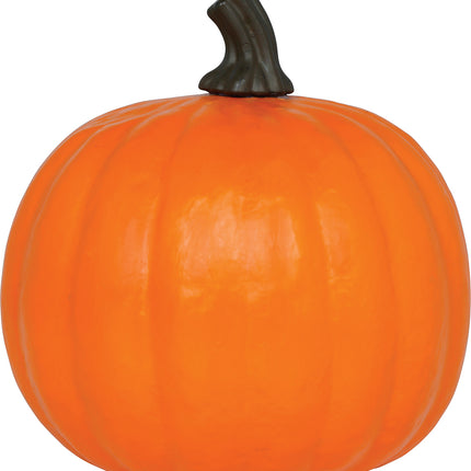 Halloween-græskar, orange skum, med lys, 28 cm