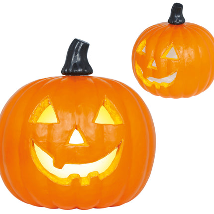 Halloween-græskar med lys, 45 cm
