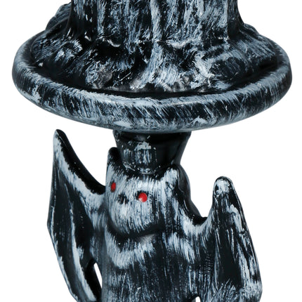 Halloween-lysestage med lampe, 26 cm